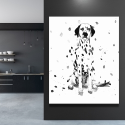 Toile 48 x 60 - Chien dalmatien