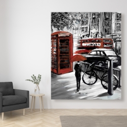 Canvas 48 x 60 - European street