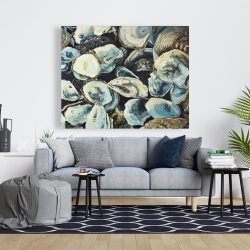 Toile 48 x 60 - Coquilles d'huîtres