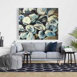 Canvas 48 x 60 - Oyster shells