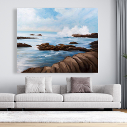 Canvas 48 x 60 - Seaside wave
