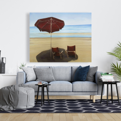 Canvas 48 x 60 - Relax at the beach