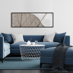 Encadré 16 x 48 - Feuilles séchées translucides