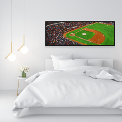 Framed 16 x 48 - Baseball game