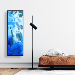 Framed 16 x 48 - Satellite view of the mergui islands
