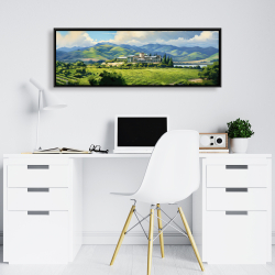 Framed 16 x 48 - Peaceful day