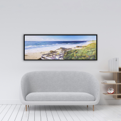 Encadré 16 x 48 - Promenade à la plage