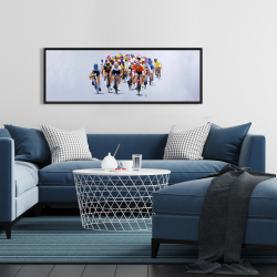 Framed 16 x 48 - Cycling competition