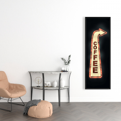 Framed 16 x 48 - Coffee