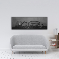 Framed 16 x 48 - Amusement park