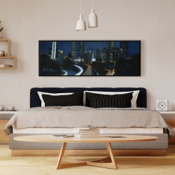 Encadré 16 x 48 - Atlanta dans la nuit