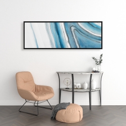 Framed 16 x 48 - Round geode