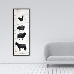 Encadré 16 x 48 - Animaux de la ferme