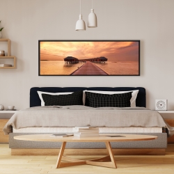 Framed 16 x 48 - Sea villas