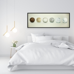 Framed 16 x 48 - Golf ball evolution