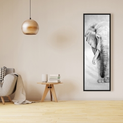 Encadré 16 x 48 - Grand éléphant