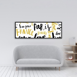 Encadré 16 x 48 - Bonjour paris