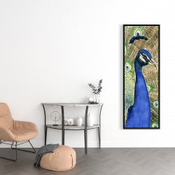 Framed 16 x 48 - Peacock