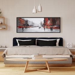 Encadré 16 x 48 - Scène de rue classique