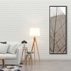 Encadré 20 x 60 - Feuilles séchées translucides