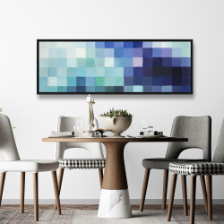 Framed 20 x 60 - Pixelized landscape