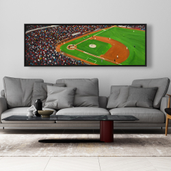 Framed 20 x 60 - Baseball game