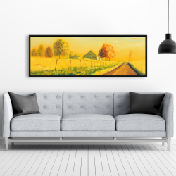 Framed 20 x 60 - In the countryside