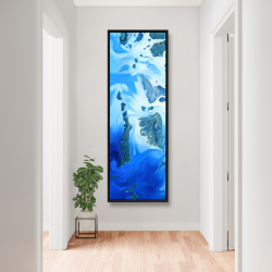 Framed 20 x 60 - Satellite view of the mergui islands