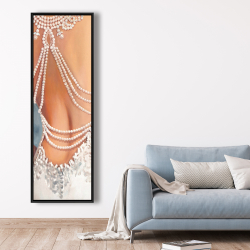 Framed 20 x 60 - Wedding dress