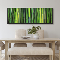 Framed 20 x 60 - Bamboo plant