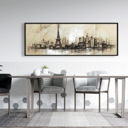 Framed 20 x 60 - Eiffel tower sketch