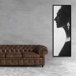 Framed 20 x 60 - Chic woman