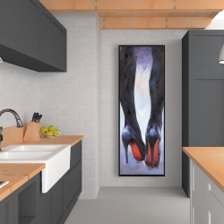 Framed 20 x 60 - Long legs with high heels