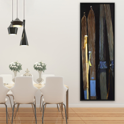 Encadré 20 x 60 - Vieux skis