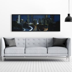 Encadré 20 x 60 - Atlanta dans la nuit