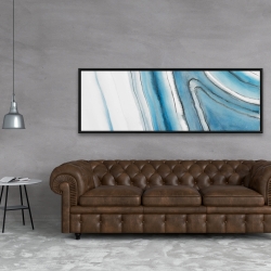 Framed 20 x 60 - Round geode