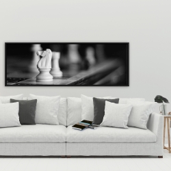 Encadré 20 x 60 - Jeux d'échec monochrome