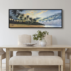 Framed 20 x 60 - Tropical summer moments