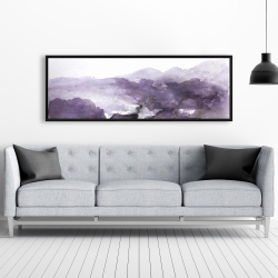 Framed 20 x 60 - Purple cloud
