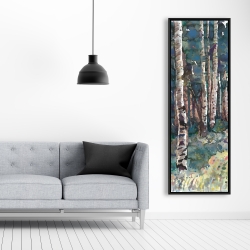 Encadré 20 x 60 - Bouleaux