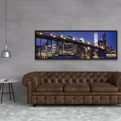 Encadré 20 x 60 - Ville de nuit