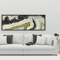 Encadré 20 x 60 - Agate en dentelle