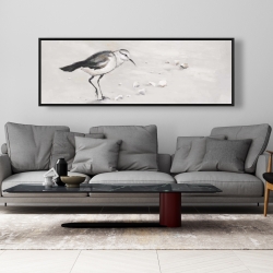 Encadré 20 x 60 - Bécasseau semipalmé