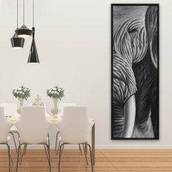 Framed 20 x 60 - Elephant
