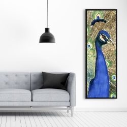 Framed 20 x 60 - Peacock