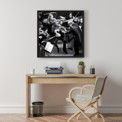Framed 24 x 24 - Symphony orchestra performing