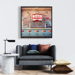 Encadré 24 x 24 - Glace rétro