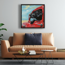 Framed 24 x 24 - Travel buddy