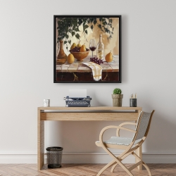 Encadré 24 x 24 - Vin et poires