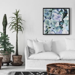 Framed 24 x 24 - Hydrangea plant